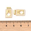 Rack Plating Brass & Acrylic Pearl Pendants KK-G488-05A-G-3