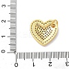 Brass Micro Pave Cubic Zirconia Pendants KK-H539-07GP-3