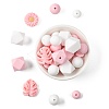 30Pcs Food Grade Eco-Friendly Silicone Beads SIL-FS0001-26B-2