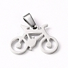 Tarnish Resistant 304 Stainless Steel Pendants STAS-I127-017P-1