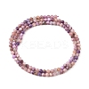 Natural Charoite Beads Strands G-K376-A04-3mm-3