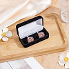 Velvet Jewelry Cufflink Storage Boxes CON-BBC0001-27-4