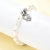 304 Stainless Steel Dog Charm Bracelets for Women BJEW-C098-10P-1