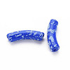 Opaque Spray Painted Acrylic Beads X1-MACR-S372-002F-B02-2