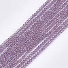 Synthetic Quartz Crystal Beads Strands G-T119-05D-1