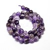 Natural Amethyst Nuggets Beads Strands X-G-J335-08-2