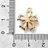 Brass Micro Pave Cubic Zirconia Pendants KK-D312-14G-3