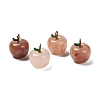 Natural Xinjiang Golden Silk Jade Apple Pendants G-G290-05-1