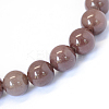 Natural Purple Aventurine Round Bead Strands X-G-E334-6mm-21-2