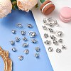 30Pcs 6 Styles Tibetan Style Alloy Charms TIBEP-YW0001-77-3