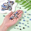 30Pcs 3 Styles Handmade Gold Sand Lampwork Beads LAMP-YW0001-34A-5