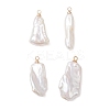Natural Keshi Pearl Pendants PALLOY-JF04900-01-1