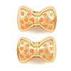 Brass Enamel Beads KK-CBA57A9-05G-2