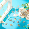 40Pcs 2 Colors Alloy Rhinestone Pendants FIND-TA0010-67-7