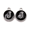 Platinum Plated Alloy Charms ENAM-S118-02J-P-1