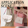 Braided Round PU Leather Bag Handles FIND-WH0180-01B-P-5