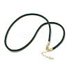 3MM Nylon Milan Cord Necklace Making NJEW-H084-01G-32-1
