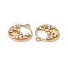 Alloy Crystal Rhinestone Pendants ALRI-K049-12G-3