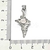 304 Stainless Steel Star Pendants STAS-Q343-02A-P-3