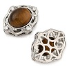 Natural Tiger Eye Multi-Strand Links KK-M304-04P-05-2