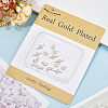 18Pcs 3 Style Brass Micro Pave Cubic Zirconia Charms KK-BBC0011-54-6