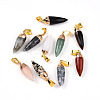 Natural Mixed Stone Pendants G-N345-01-1