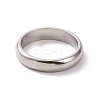 Non-Tarnish 201 Stainless Steel Plain Band Ring for Women RJEW-I089-51P-2