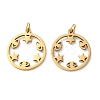 Ion Plating(IP) 304 Stainless Steel Pendants STAS-Q333-25G-1