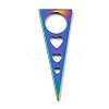Ion Plating(IP) 201 Stainless Steel Pendants STAS-A066-11M-3