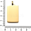 Tarot 304 Stainless Steel Enamel Pendants STAS-M119-07J-G-2