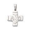 304 Stainless Steel Pendants STAS-L286-14P-1
