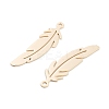 Long-Lasting Plated Brass Pendants KK-K336-55KCG-2