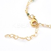 Natural Multicolor Tourmaline Handmade Beaded Chains Bracelet Making AJEW-JB00907-02-3