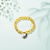 Natural Jade Stretch Bracelet BJEW-JB08525-04-2