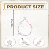 1Pc Resin Flower Heart Pendant Decoration AJEW-LP0004-57-2