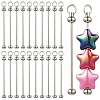 20Pcs Iron Beadable Keychain Bar for Jewelry Making DIY Crafts IFIN-YW0003-98C-1