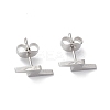 3 Pair 3 Style Enamel Evil Eye Dangle Stud Earrings EJEW-B020-16P-2