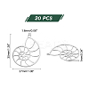 20Pcs 201 Stainless Steel Pendants STAS-DC0007-14-5