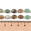 Natural Indian Agate & Yellow Aventurine & Green Aventurine & Quartz Crystal & Synthetic Goldstone Beads Strands G-Z135-A02-6