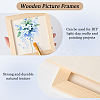DIY Children Wood Decoration Clay Picture Frame WOOD-WH20008-07H-5