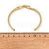 304 Stainless Steel Cuff Bangles for Women BJEW-D361-03G-5