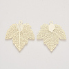 Autumn Theme Brass Filigree Pendants LS-KK-T048-057G-NF-1