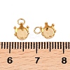 304 Stainless Steel Pendant Rhinestone Claw Charms Settings STAS-B121-01A-G-3