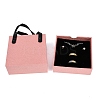 PU Jewelry Set Drawer Boxes with Square Sponge Inside and Texture Paper Rectangle Jewelry Bags LS-ABAG-B009-02D-3