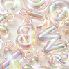UV Plating Rainbow Iridescent Acrylic Pendants OACR-K003-007F-3