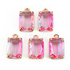 Transparent Glass Pendants GLAA-S193-008-B01-1
