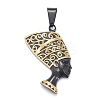 304 Stainless Steel Pendants STAS-K214-26BG-1
