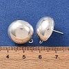 Brass Stud Earring Findings KK-G604-01S-08-3
