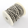 Tarnish Resistant 201 Stainless Steel Ball Chains CHS-R008-18-2