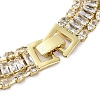 Brass Micro Pave Cubic Zirconia Bracelets for Women BJEW-R100-04G-02-3